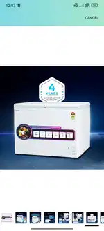Deep frizer haier 320 ltr 1 month old