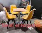 New cafeteria table chair set restaurant furniture