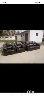 Supreet furniture Brand New box type sofa 3+1+1