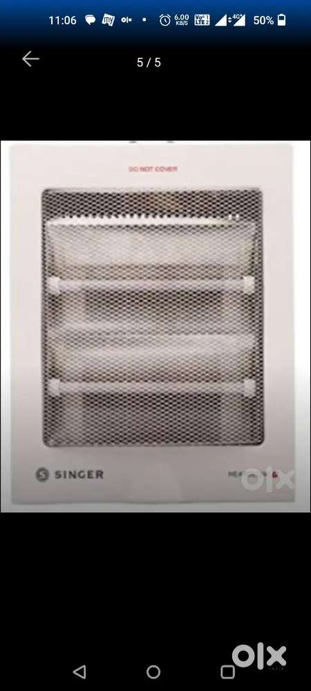 SINGER Room Heater - Brand New