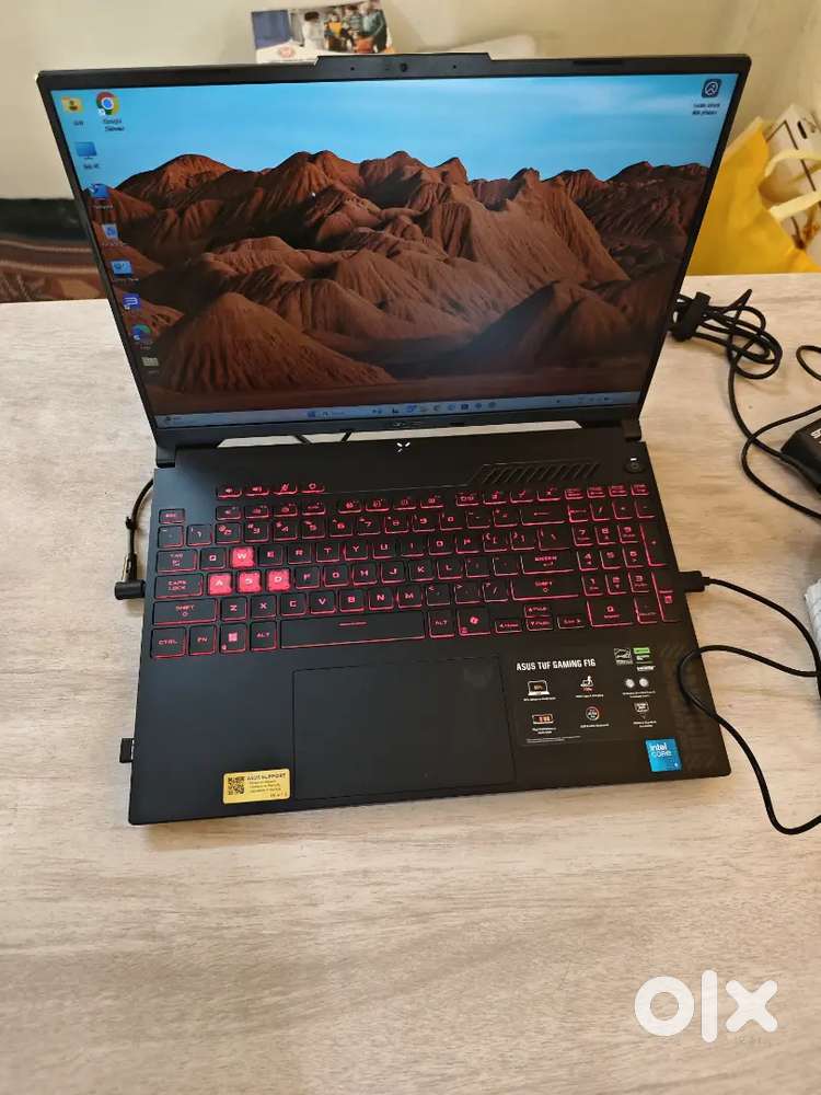 ASUS TUF F16 GAMING LAPTOP 2 DAYS OLD .3 year hardware warranty croma.