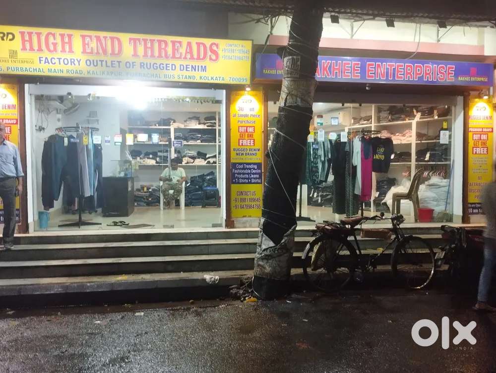 Fully furnished commercial showroom is available on rent