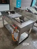 Commercial Steel Gas Chulha 2 burner