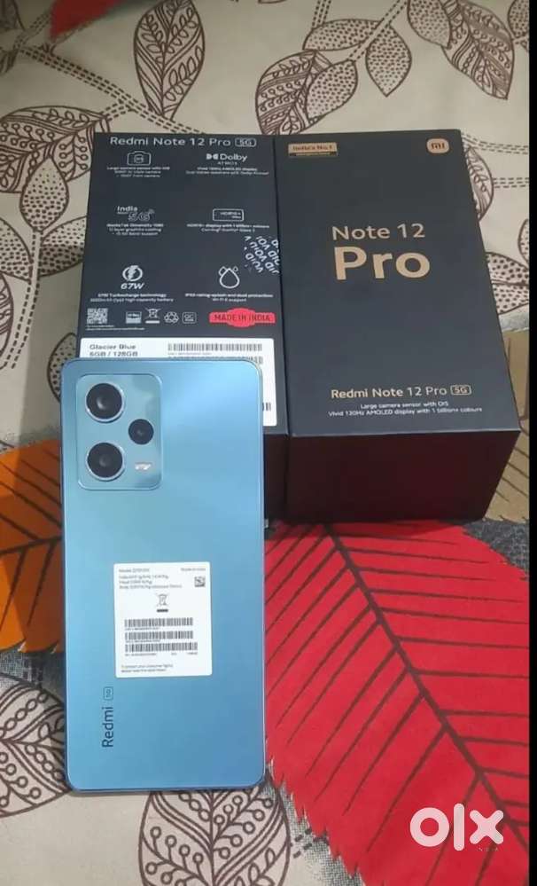 Redmi note 12 Pro 5g   ..6gb. 128gb