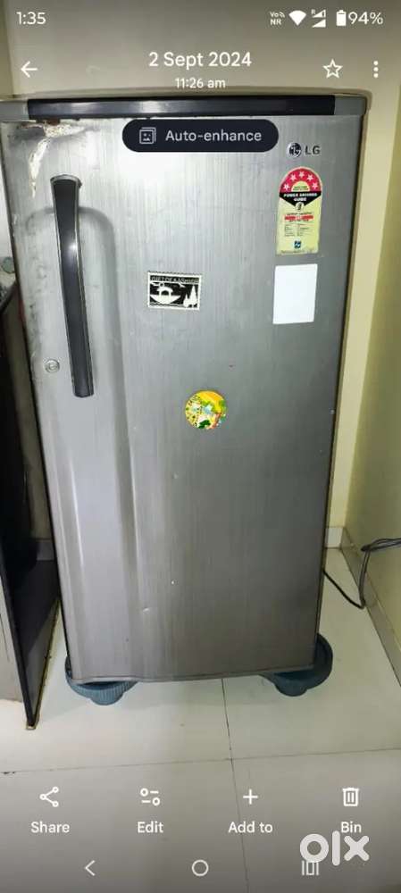 LG 190 ltr refrigerator in good condition for sale