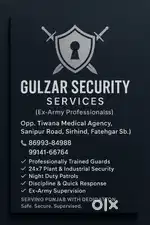 Security guard & Security Supervisor