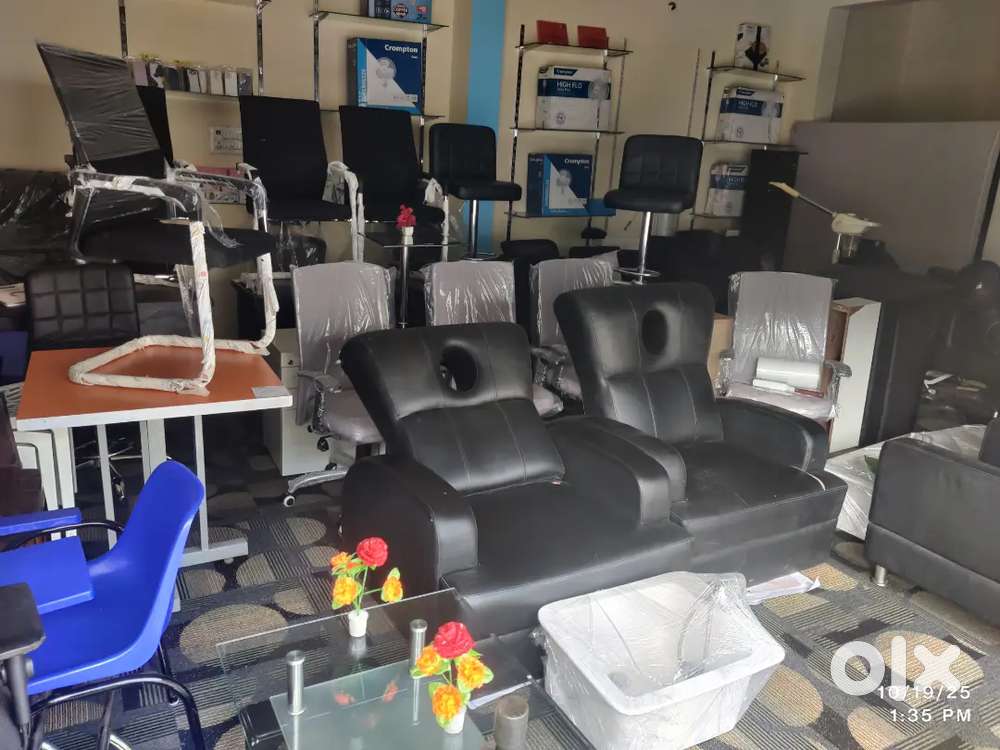 Office Rolling, Visitor chairs Glass Teapoy, Computer Tables for sale