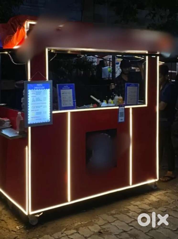 Fast food lighting cart