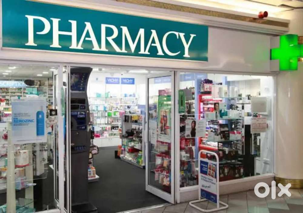 PHARMACY STORE REQUIRED
 MALE AND FEMALE CANDIDATES