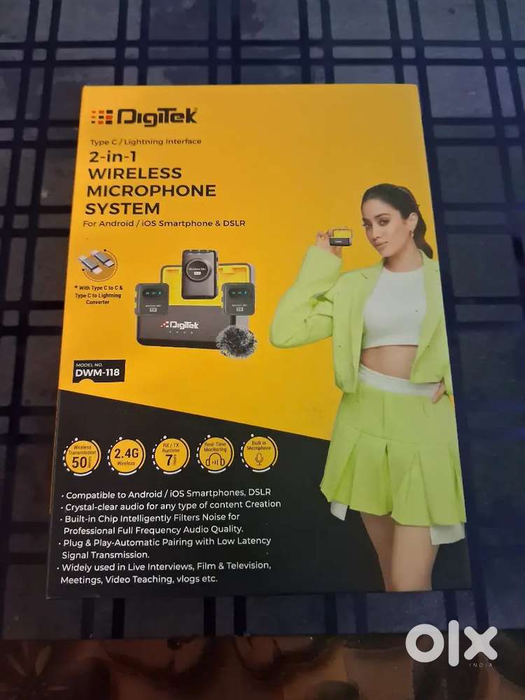Selling 3 Months Old Digitek DWM 118 Wireless Mic