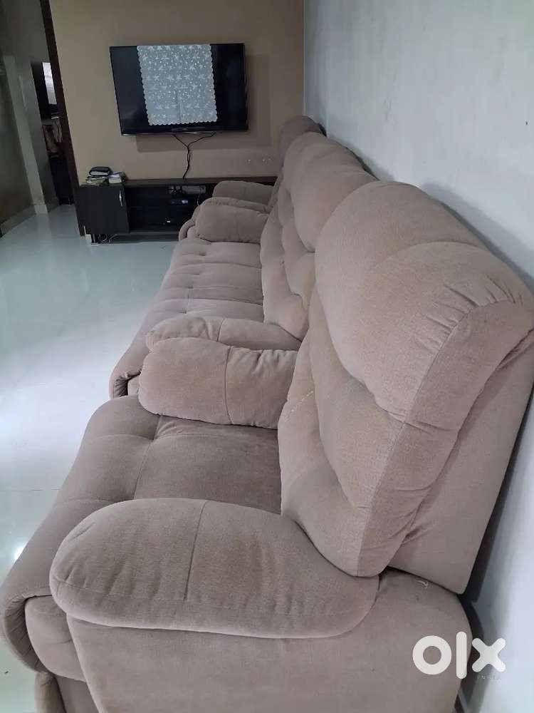 Sofa with 2 recliners + 1 lazy boy recliners