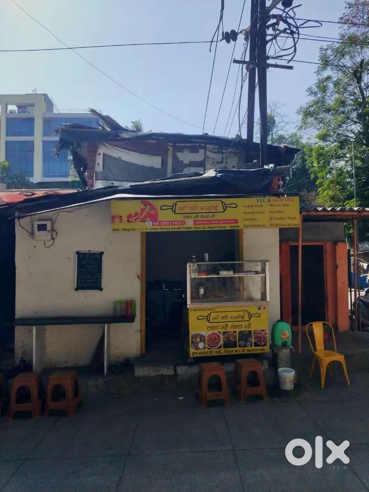 Gala in Wagle Industrial Estate For Food Business on Heavy Deposit