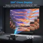 Buy 200Inch 4K Android Projector watch TV Movies Cricket on Big Screen