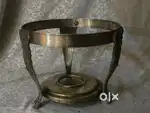 Antique pure brass solid very heavy big water container stand 31/28 cm