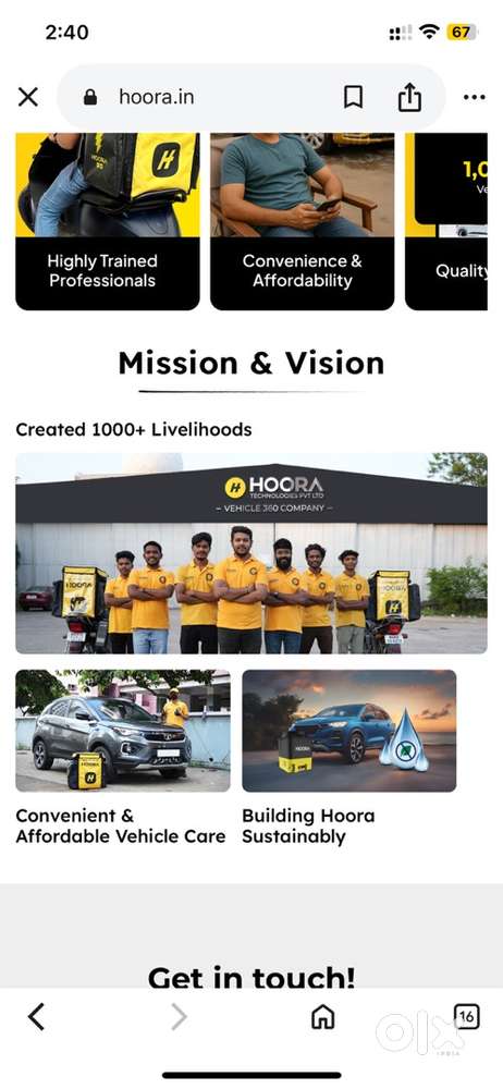 Need a boy for car washing