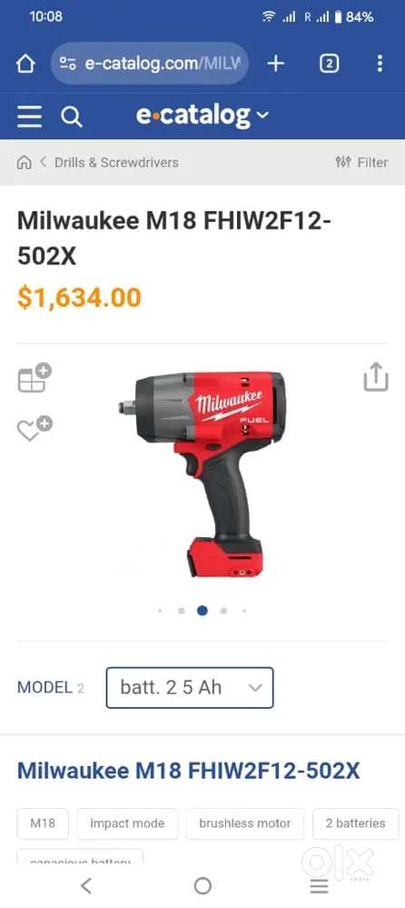 Milwawkee impact wrench
