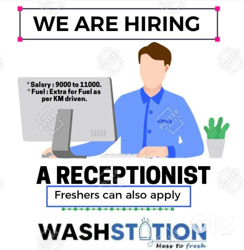 Store incharge and delivery boy required for smart laundry store