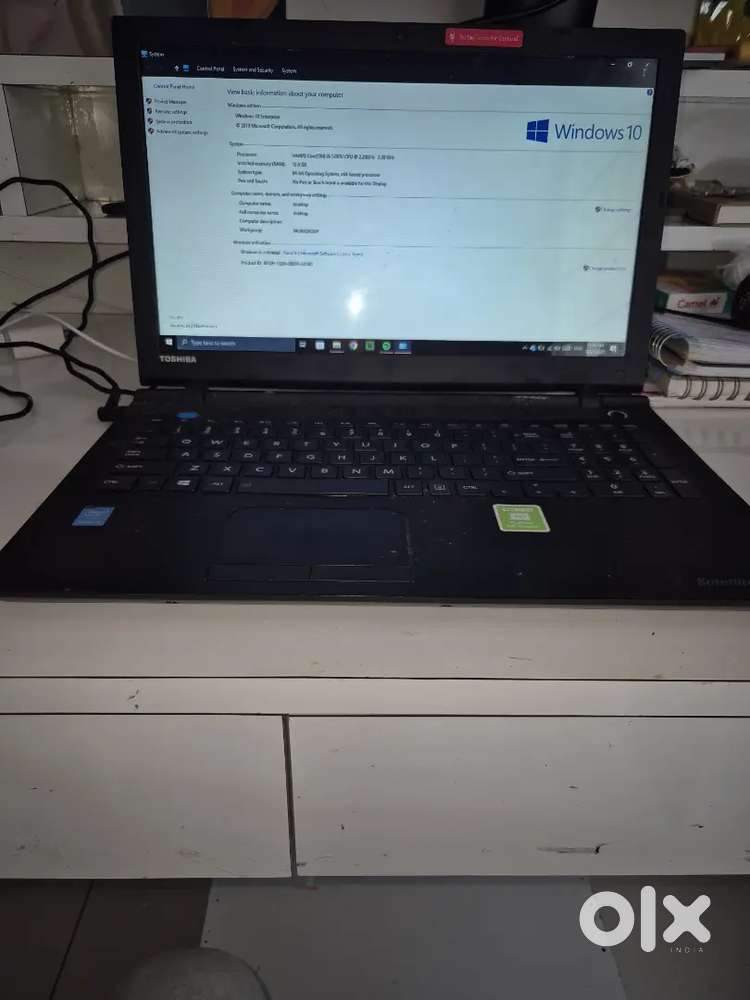 Toshiba i5 5th generation laptop