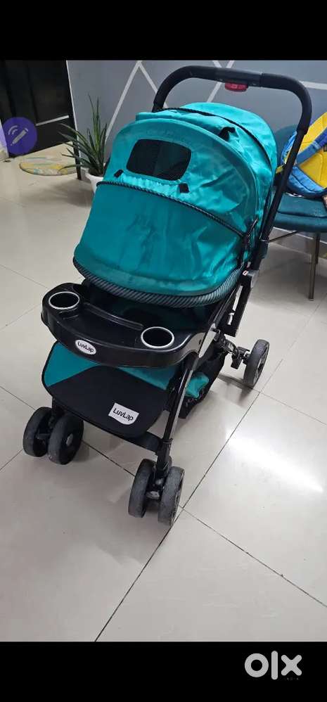 LuvLap Galaxy Baby Stroller, Pram for Baby with 5 Point Safety Harness