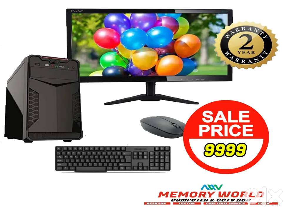 Special sale core i3 desktop set with warrenty only 9999