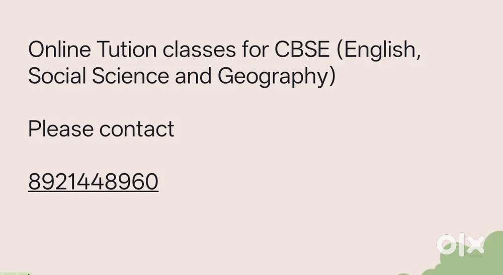 CBSE tuition for classes IV to XII
