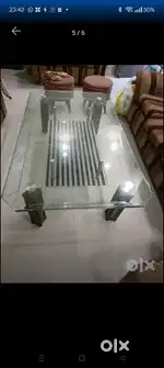 Center table glass itelian