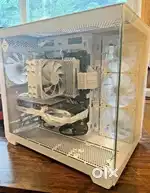 REE SHIPPING* Custom Gaming PC White - Ryzen 5, RX6600, 32GB Ram, RGB