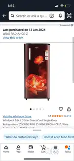 1 year old fridge used very less
