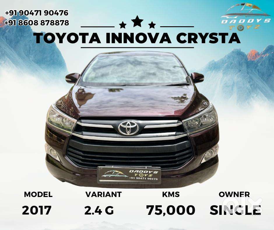 Toyota Innova Crysta 2.4 G MT, 2017, Diesel