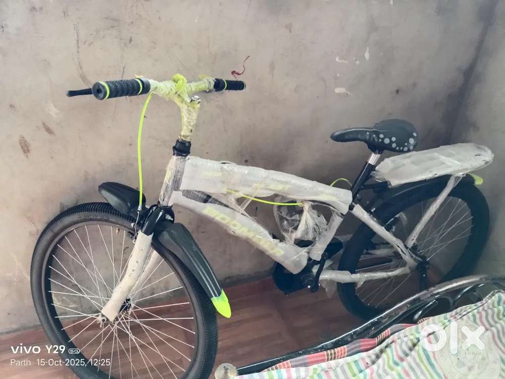New, unopened bicycle