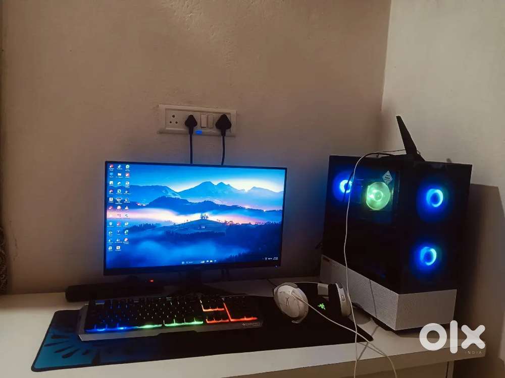 Gaming Computer Full Setup 11 month used