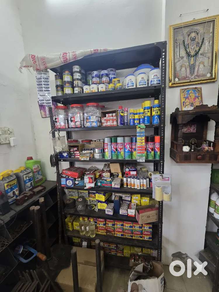 दुकान का सारा माल बिक्री के लिए उपलब्ध !

(रैक सहित)