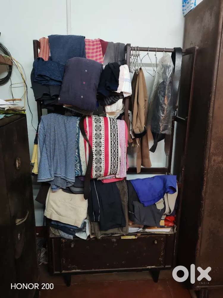 Open wardrobe