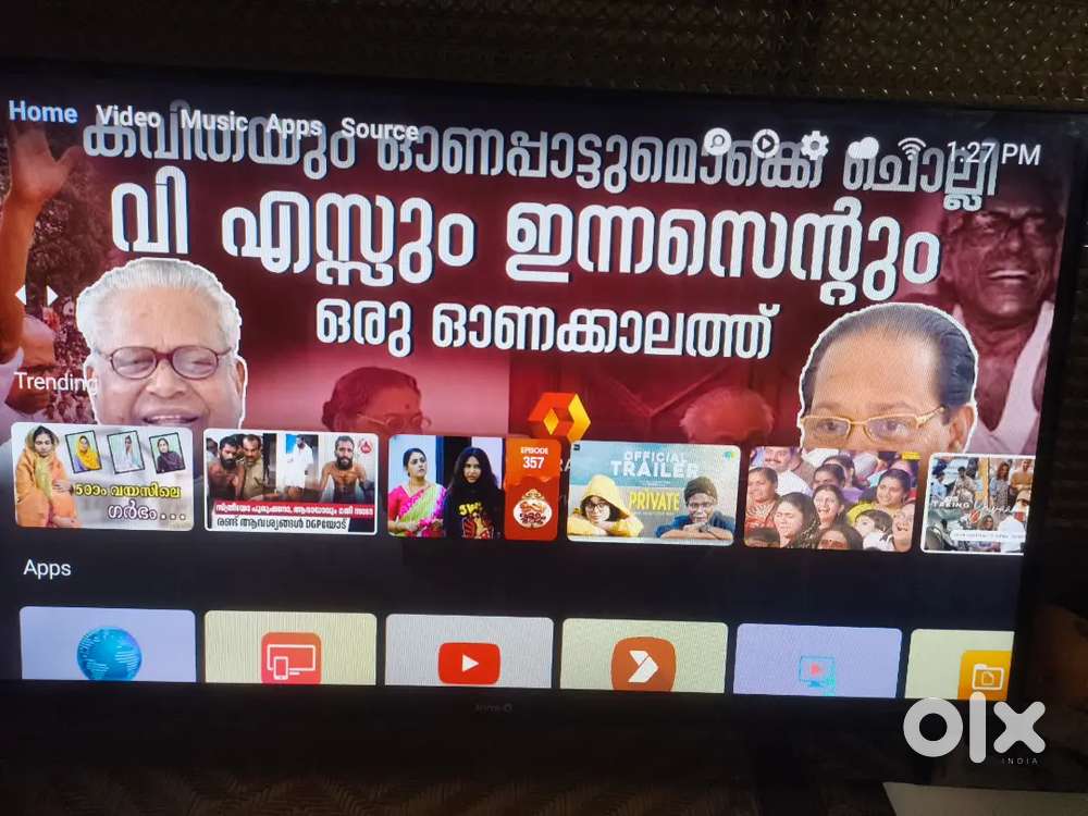 32 inch smart tv, Brand innoq, storage 6GB,