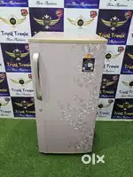 @0129Tfc baby pink flower LG 190ltrs single door fridge