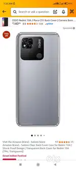 Redmi 10a 4gb ram 64gb storage good kolite
