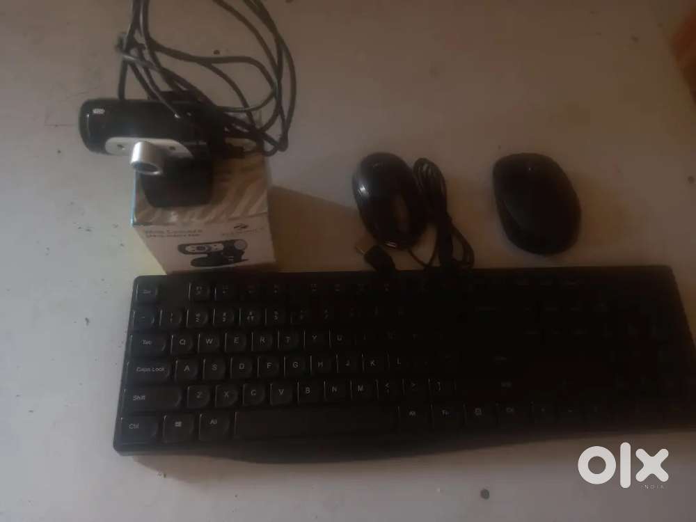 Wireless keyboard,mouse,webcamera