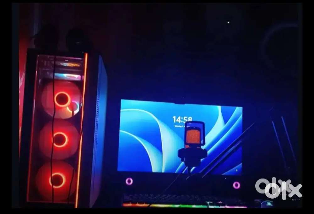 4K Editing + Gaming PC Setup  RTX 5060  Ryzen 5600G  32GB RAM