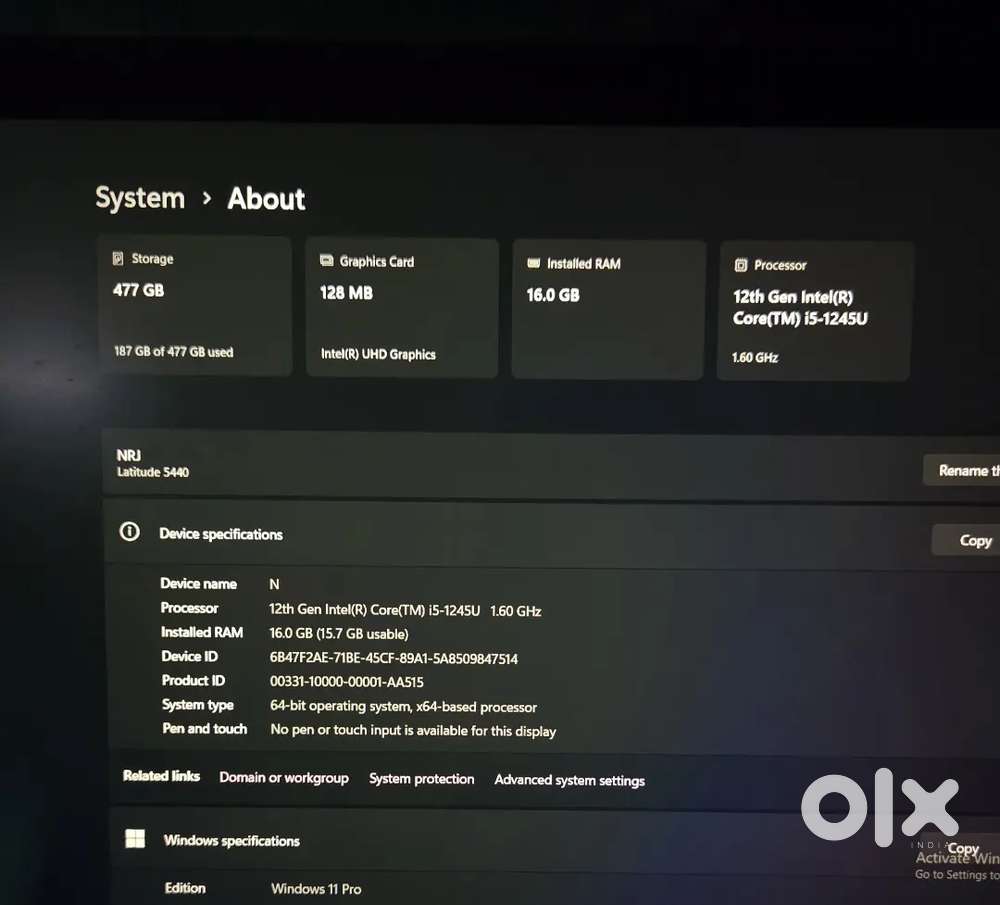 Dell latitude laptop 5440