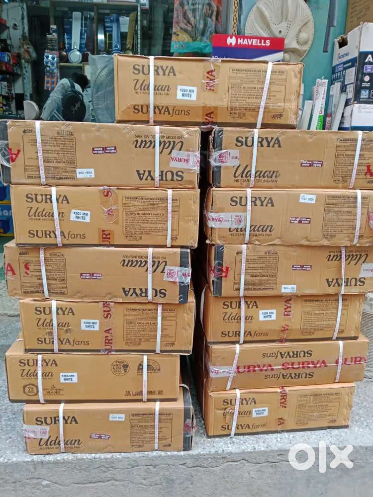 FREE FREE LED BULB ON  EACH SURYA celling fan with two years warranty