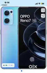Oppo reno F7 8gb ram 256 gb storage