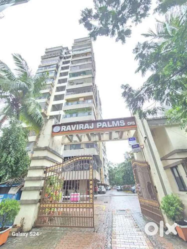 2BHK BIG CARPET RAVIRAJ PALMS POONAM GARDEN WITH OC & AMENITIES