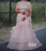 Reception choli/gown