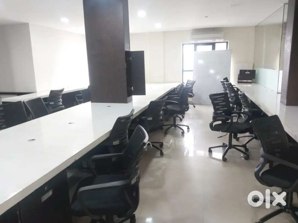 Fully furnished office space for rent at Panampilly nagar