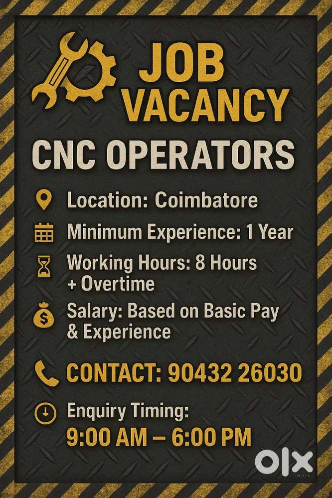 Cnc operator wanted