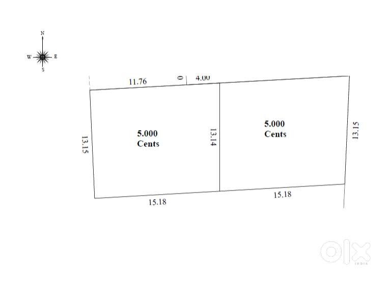 Plot for sale.