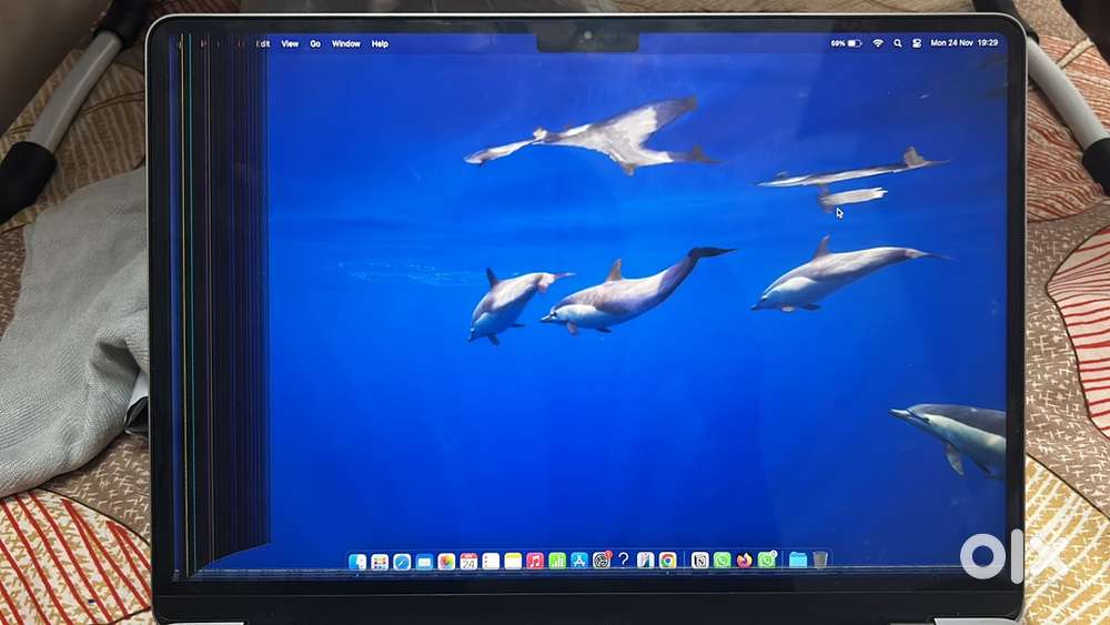 MacBook Air M2  2022  Screen Broken  Full Working  Quick Sale