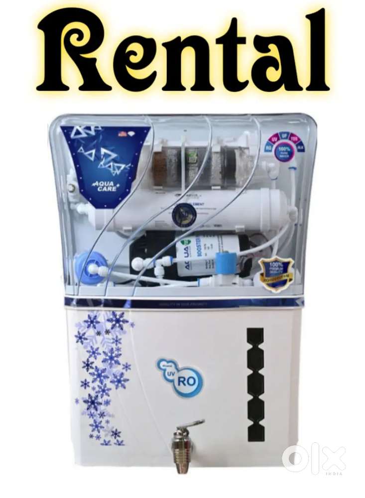 Water purifier available on rent