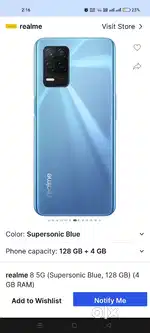 Realme 8 5g  8 -128