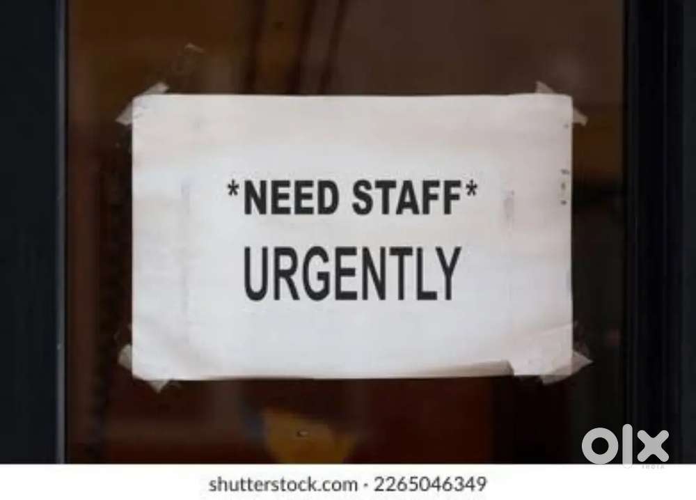 Cashier cum billing staff